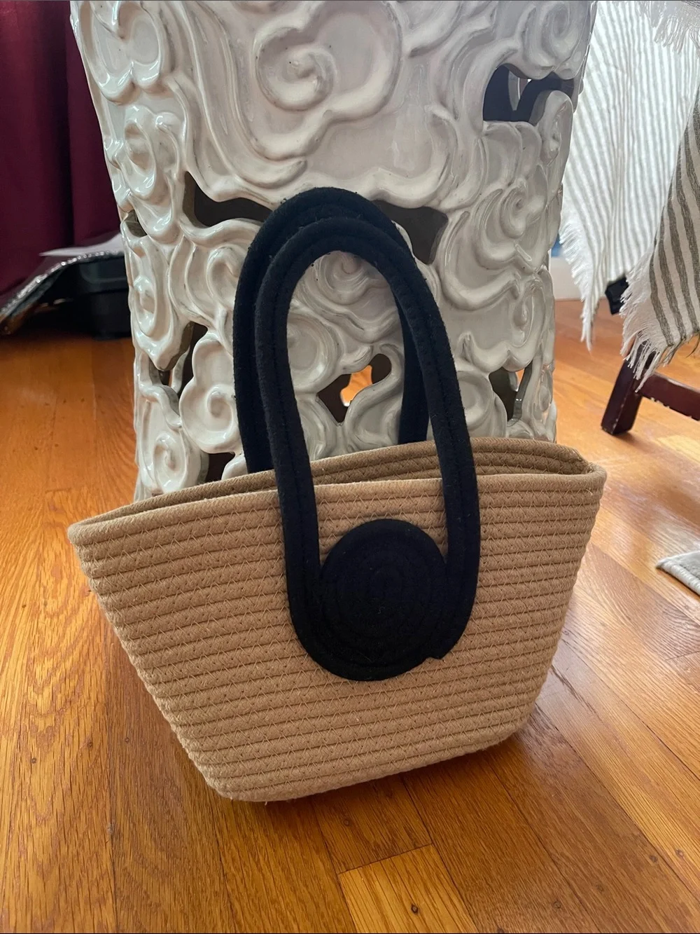 Adorable minimalist small handbag tote bag